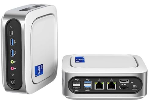 AWOW Mini PC W-11 Pro with i9-11900H (8C 16T, up to 4.9Ghz), 32GB DDR4 1T NVME SSD Mini Computer with WiFi 6 BT 5.2 4K Triple Display Type-C Dual 2.5G LAN (32+1T)