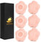 Konjac schwämme Gesichts-Set zur Reinigung, Peeling, Waschen von Gesicht und Körper, organischer natürlicher Konjac-Gesichtsschwamm für Peeling, Hautpflege, Make-up-Entfernung, sicher für Frauen und