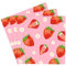 Erdbeer Party Dekoration,100 PCS Erdbeer Servietten Erdbeer Dekorative Mittagessen Servietten für Geburtstag Feiertag Dinning Party Sommer Obst Party Supplies