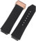KDEGK FKM Fluorsilikon-Uhrenarmbänder für HUBLOT BIG BANG Silikon 25 * 17 mm 26 * 19 mm wasserdichtes Herrenuhrenarmband Kettenuhr Gummiarmband Armband(S Black-rosegold,25-17mm)