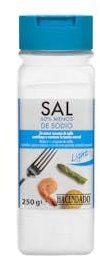 Sal 60% menos de sodio Hacendado Bote 250 g Pack 2