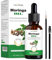 Moringa öl 60ml,Kaltgepresst Reines Natürliches Moringa-öl,Moringaöl Kaltgepresst Feuchtigkeitsspendend,Faltenreduzierend,Nährendes Haar,Bio-Moringa-öl für Glänzendes und Gesundes Haar