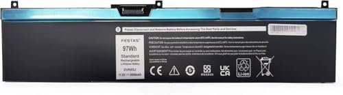 97Wh NYFJH Batterie Compatible avec Dell Precision 7530 7540 7730 7740 P74F P74F001 P74F002 P34E P34E001 P34E002 Series GW0K9 0GW0K9 0VRX0J 0WNRC 0NYFJH Ordinateur PC Portable