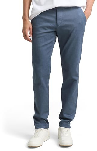 Tom Tailor Herren Slim Fit Stretch Chino Hose mit Gürtel 1037653
