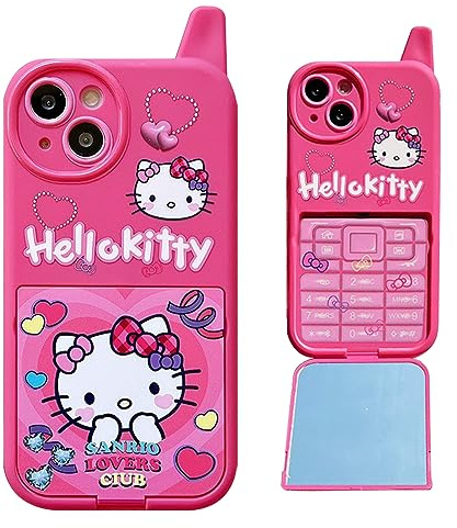 CYTCreation Cartoon Case for iPhone 11 Case, Cute Funny Kawaii Cat Kitty Phone Case 3D Character Soft Silicone Cover Case for Kids Girls and Womens