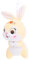 GARIOUANS Kuscheltier Hase für Chinesische Neujahr Flauschiger Bunny Maskottchen für Freunde Fröhliche Deko für Zuhause