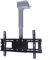 Soporte de TV de Techo eléctrico motorizado, Elevador de TV Ajustable con Control Remoto, Soporte de TV de Techo para Pantallas de 30 cm, diseño Que Ahorra Espacio, fácil instalación