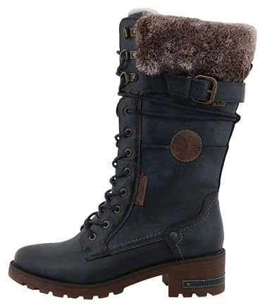 MUSTANG Women's Boots 15M0082003, blue, 8.5 UK
