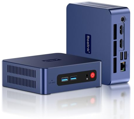 Beelink SER3 Mini PC AMD Ryzen 3 3200U bis zu 3.5 GHz, 8GB DDR4 RAM 480GB NVMe SSD Windows 11 Pro Mini Office Computer, Dual 4K HDMI, 1000Mbps LAN, WiFi 5/BT 5.0