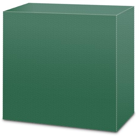 PURA VIDA Schutzhülle für Holzkohlegrill 155 x 67 x 97 cm, wetterfest, wasserabweisend, Holzkohlegrill Abdeckung, Outdoor Grill Schutz, Garten & Terrasse, Farbe: grün