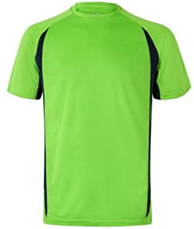 VELILLA Camisa de Manga Corta para Mujeres Activas, Blanca, Regular, Fitness