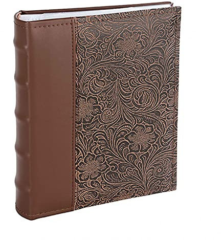Natur inspiriertes Einsteckalbum für 200 Fotos 10x15 - Kleines Fotoalbum zum Einstecken mit Langlebigen Taschen & Extra Platz für Notizen | Einfache Handhabung | Photo Album als Geschenk für Familie