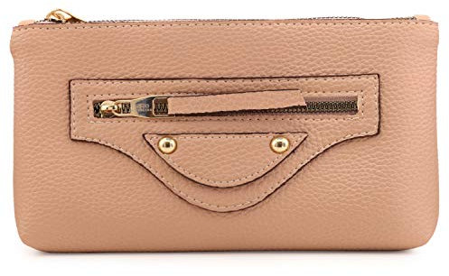 Otto Angelino Damen OTTO325 Clutch, Rosa