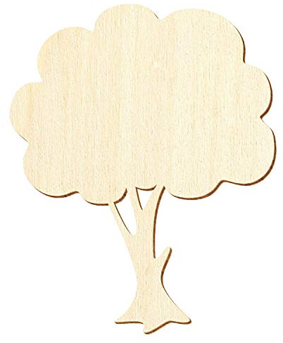 Holz Apfelbaum - Deko Zuschnitte 5-50cm, Größe:25cm, Pack mit:1 Stück