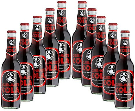 Club-mate Cola 10 Flaschen je 0,33l incl Mehrweg Pfand