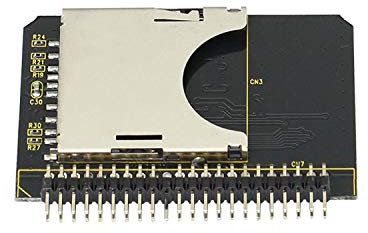 GINTOOYUN Adaptateur carte SD vers IDE 2,5, carte mémoire SD SDHC SDXC MMC vers IDE 2,5 44 broches mâle adaptateur convertisseur