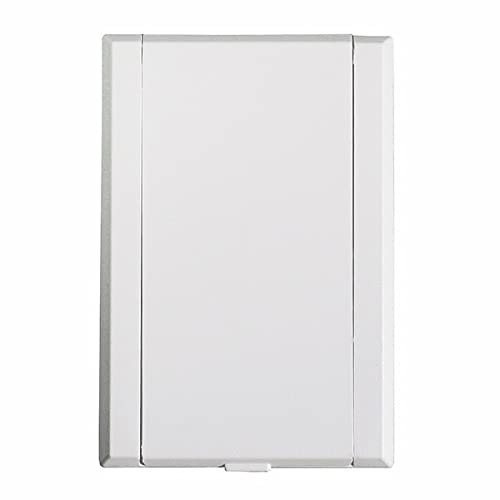 Prise Aspiration centralisée Pleine Porte Rectangle PVC Blanc - Frais de Livraison OFFERTS !