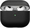 KeyBudz Artisan Leder Schutzhülle für Apple AirPods 3 Case, Etui, Ledertasche Echtleder, Kopfhörer Ohrhörer Zubehör, schwarz