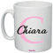 Tazza Mug Ceramica - 8 X 10 cm - Ceramica con Frase - Decorata nome Chiara - Regalo Donna - Personalizzabile