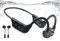 Relxhome Bone Conduction Headphones, Swimming Headphones, Built-in 32GB Memory, Wireless Bluetooth Sport Headphones, IP68 Waterproof, Open Ear Headphones for Swimming, 10 Hours of Playtime