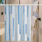 Musihy Duschvorhänge 120X180, Duschrollo für Badewanne Blau Aquarell Bath Curtain Duschvorhang Überlänge