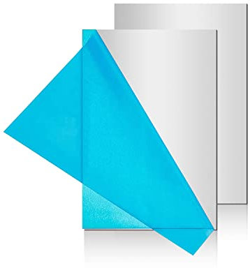 TSKDKIT Chapa de Acero Inoxidable de A5, 2 PCS 21 x 14.8cm x 0.5mm Placas de Chapa de Acero Inoxidable, Corte a Elegir, 304 Lámina De Acero Inoxidable Cepillado Galvanizado