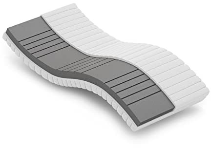 Betten-ABC KSP-Spezial - Das Original - Sondermaß Matratze, Campingmatratze, 7 Zonen, RG30, Bezug waschbar, Größe: 45 x 200 cm, Härtegrad: H3