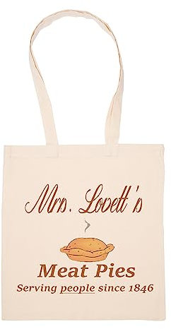 Sweeney Todd - Mrs. Lovett's Meat Pies Tasche Wiederverwendbar Einkaufen Lebensmittel Baumwolltuch Tote Reusable Shopping Bag