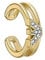 Emporio Armani Ear-Cuff-Ohrringe für Damen Metall goldfarben, EGS3046710