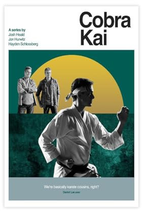 SPERKY Cobra Kai Poster, Leinwand, Poster, Wandkunst, Dekordruck, Bild, Gemälde für Wohnzimmer, Schlafzimmer, Dekoration, ungerahmt, 30 x 45 cm