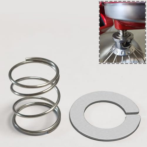 DaapYoow Quick Install Spring and Washer For Kitchen Mixers,Protect and extend the life of the mixer.Requires no tools.Food-grade stainless steel