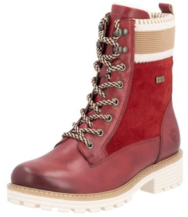 Remonte D0w77, Stivali Donna, Colore: Rosso, 41 EU