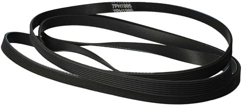 vhbw Drive Belt compatible with Bosch WTB862xxx, WTE861xxx, WTH830xxx, WTH852xxx, WTW832xxx, WTW834xxx Tumble Dryer - 199.5 cm, Black