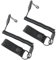 YHIJSR 2 Pièces Cordon Tactique en Spirale Porte-clés Élastique Paracord Cordon Extensible Anti-Perte Sécurité Elastique Corde avec Mousqueton