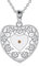 Vadmans Senf Samen Kette für Damen 925 Sterling Silber Herz Senf Samen Anhänger Halskette Glaube Schmuck Geschenke für Mädchen Frauen