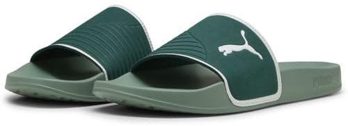 PUMA Leadcat 2.0 Shower, Chanclas Unisex adulto, Dark Myrtle Warm White Green Moon, 48.5 EU