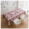 Tischdecke 70X70, Tischdecke Mehrfarbig Baumwolle Plaid Table Cloth für Geburtstag Party Hochzeit