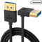 Haopeuk 3.3ft Display Port 1.4 Extension Cable 90 Degree DP 8K60Hz 4K144Hz Video Audio Cord for Laptop PC Monitor,Upward Bend