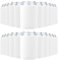PATIKIL Blank Beer Can Cooler Sleeves, 50Pcs Plain Bulk Collapsible Bottle Sleeve Insulated Foam Can Cover for 10oz Bottle Can Wedding Party Events HTV Sublimation, White