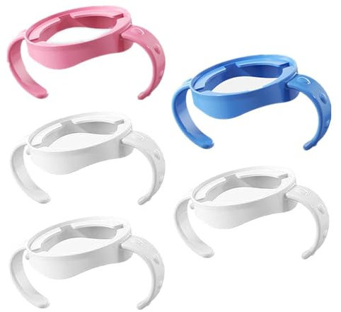 5 Pcs Mam Bottle Handles, 3 Colors Baby Bottle Handles Compatible for Philips Avent Natural Baby Bottles