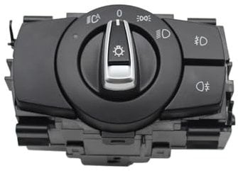 WUWMTUTCK Auto-Frontscheinwerfer-Scheinwerferschalter-Tastenbaugruppe passend for BMW 1 3 X1 Serie E87 E82 E90 E91 E92 E93 E84 61319169404 61319169406(Model A)