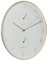 Well Home Horloge Murale en Aluminium avec Bord doré, thermomètre et hygromètre de 34,5 x 27,1 cm