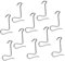 Toyvian 5 Ensembles Tendeur De Grillage Métallique pour Réparation De Clôtures Outil De Serrage De Fil pour Et Verger Pratique 10 Pièces * 5