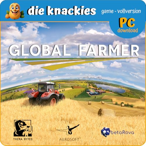 die knackies - Global Farmer – PC Landwirtschafts-Simulation Spiel, Farm Simulator mit Traktoren, Pflanzen & Tieren, Bauernhof Aufbau & Strategie
