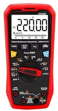 UT61E+ Multimetro Digitale Misuratore True RMS 1000V AC DC Multimetro Tester Di Tensione 22000 Conteggi Modalità Relativa
