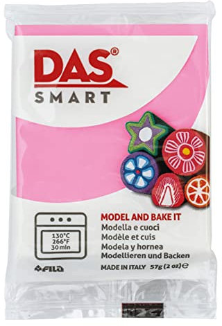 Das Smart Pasta Modellabile Termoindurente 57 g Rosa