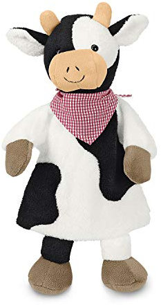 Sterntaler 3601842 Handpuppe Kuh, 30 x 27 x 9 cm, Schwarz-weiß