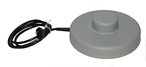 Hemel Tränkenwärmer ohne Thermostat - Ø 19 cm mit Kegel, Farbe: Grau, Wärmeplatte, Heizplatte, Tränkenheizung