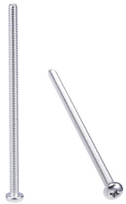 sourcing map Lot de 20 vis à métaux cruciformes M4 x 80 mm en acier inoxydable 304