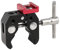 CAMVATE Morsetto Super Crab con fori filettati da 1/4 e 3/8 e attacco per pattino rosso